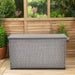 St Ives Outdoor Storage Cushion Box, Natural Grey Wicker