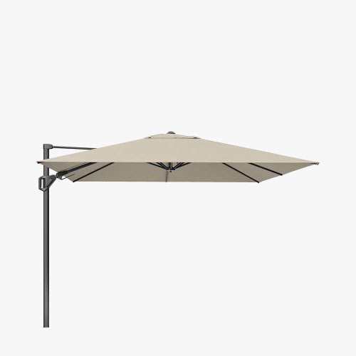 Challenger T2 Garden Parasol, 3m x 3m, Champagne, Free Arm