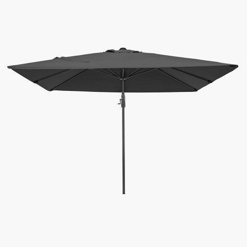 Voyager Garden Parasol, 2.7m Square,  Anthracite Grey, Free Arm