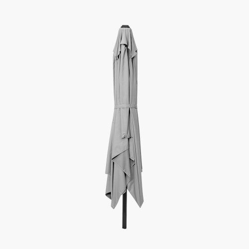 Challenger T2 Garden Parasol, 3.5 x 2.6m, Luna Grey, Free Arm ( Due In 15/02/25 )