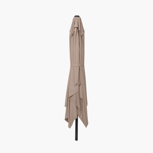 Challenger T2 Garden Parasol, 3.5 x 2.6m, Taupe, Free Arm ( Due In 15/02/25 )