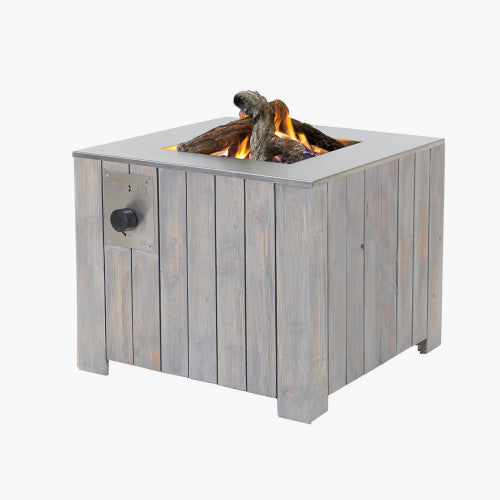 Cosicube 70 Grey Wash Fire Pit