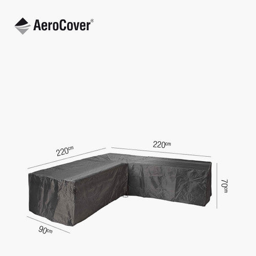 Outdoor Weatherproof Cover, Lounge Furniture Set Aerocover L-Shape 220 x 220 x 90 x 70    (Due Back In 30/05/24)