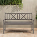 Hartley Outdoor Wooden Bench, Antique Grey, 3 Seater