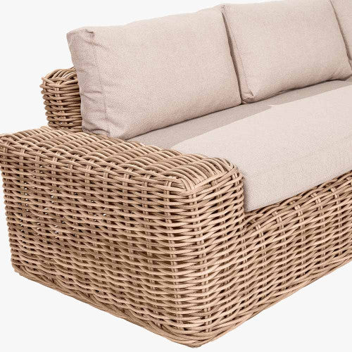 Stafford Garden Furniture Lounge Corner Set, Natural, Rattan