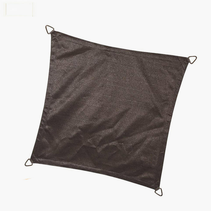 4m Square Waterproof Sun Shade Sail,  Grey