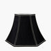 Ellen Black Polysilk Bowed Shade- 45cm