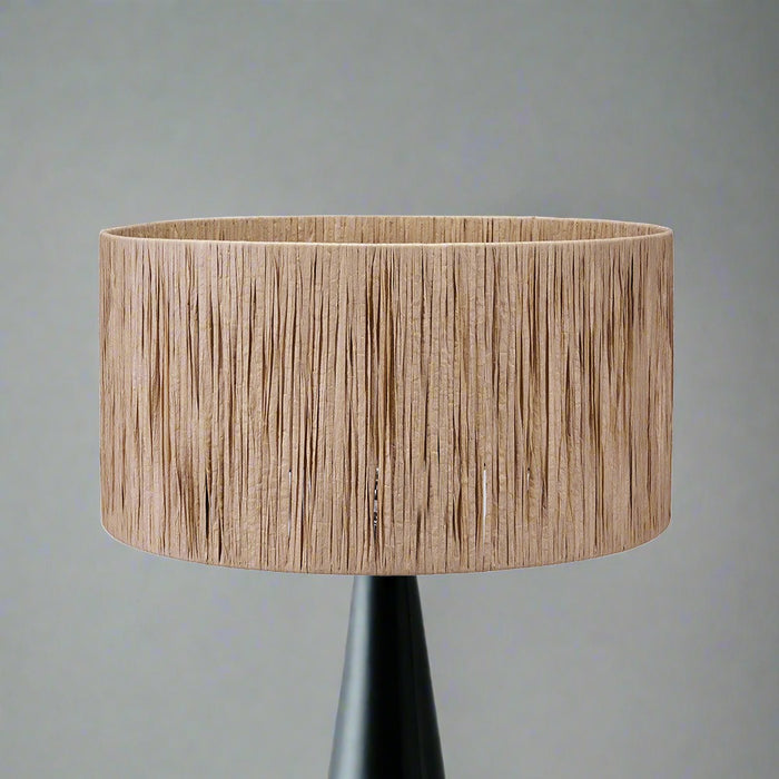 Ingeborg Natural Raffia Cylinder Shade 