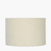 Vendela Cream Self Lined Linen Drum Shade-