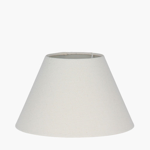 Lovis Cream Linen Empire Cylinder Shade- 30cm