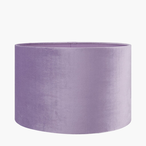 Lorraine Lilac Velvet Cylinder Shade 