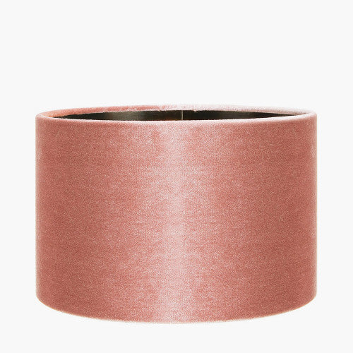 Océane Apricot Velvet Cylinder Shade