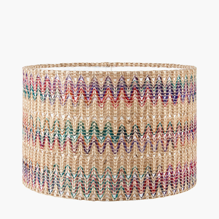 Ågot Multi Colour Woven Cylinder Shade