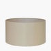 Hanne Almond Silk Lined Cylinder Shade