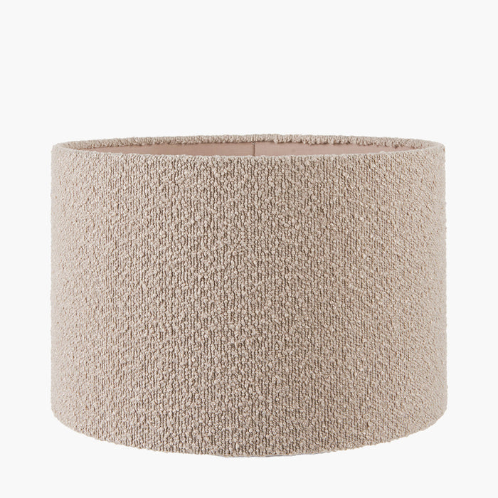 Viviane Taupe Boucle Cylinder Shade