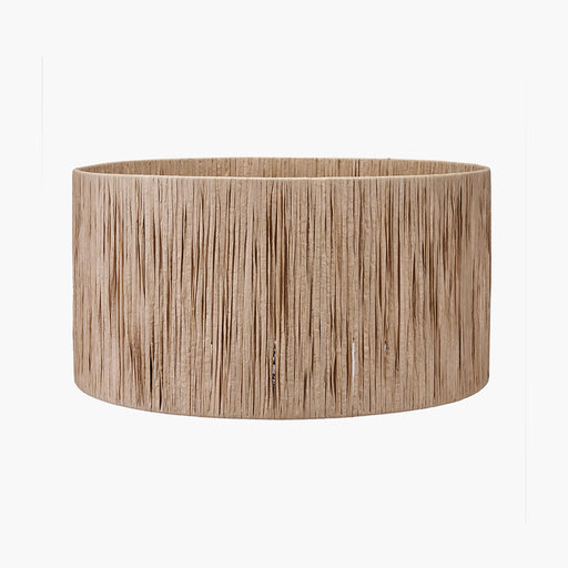 Ingeborg Natural Raffia Cylinder Shade 