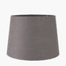 Edda Steel Grey Self Lined Linen Tapered Cylinder Shade