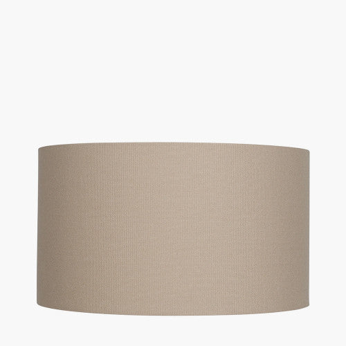 Hanna Taupe Handloom Cylinder Shade