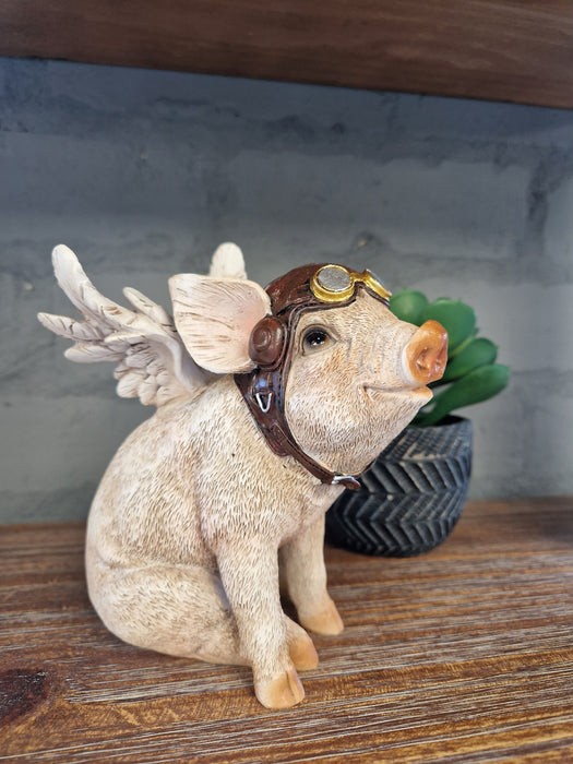 Sitting Piglet Pilot Figure