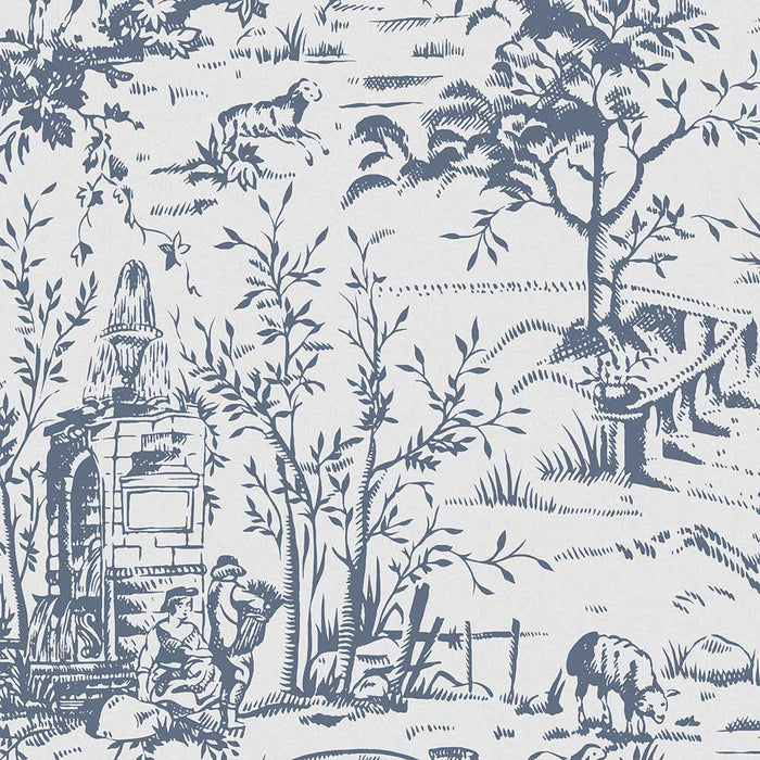 Laura Ashley Wallpaper - Toile de Jouy