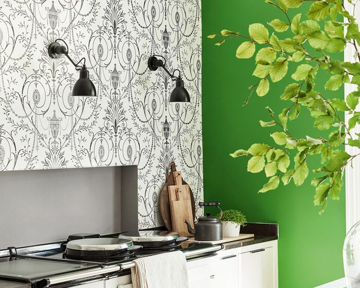 Little Greene Wallpaper - Marlborough Jewel