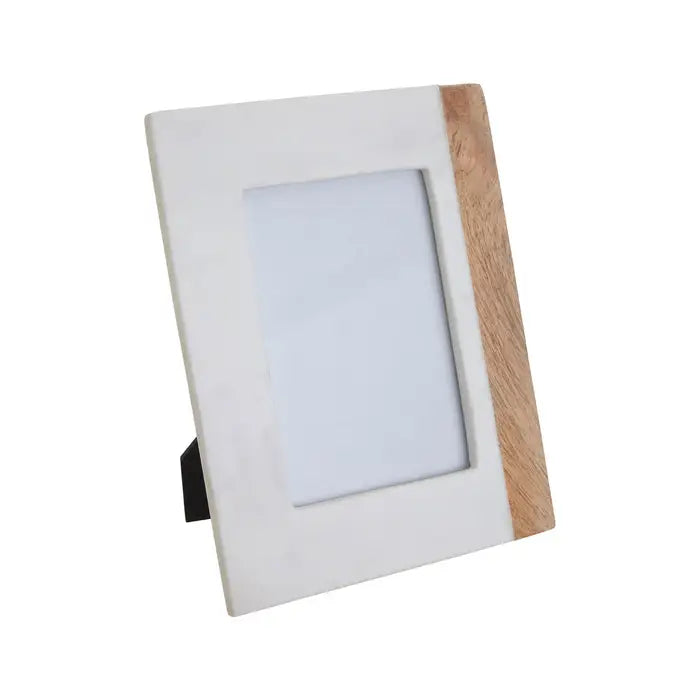 Sena Marble And Mango Wood Photo Frame