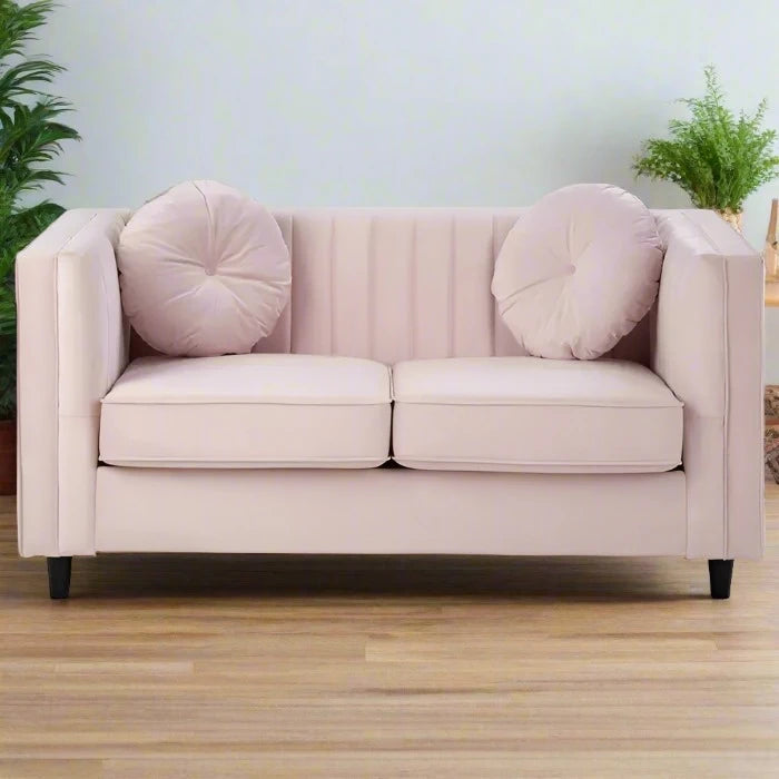 Pink 2 deals seater couch