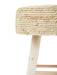 Natural Corn Rope Accent Stool