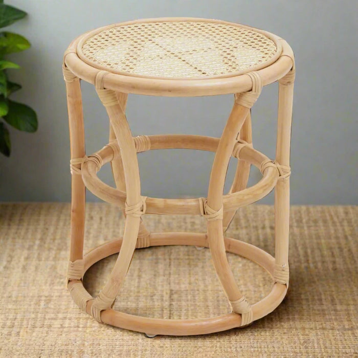 Mataram Natural Rattan Side Table