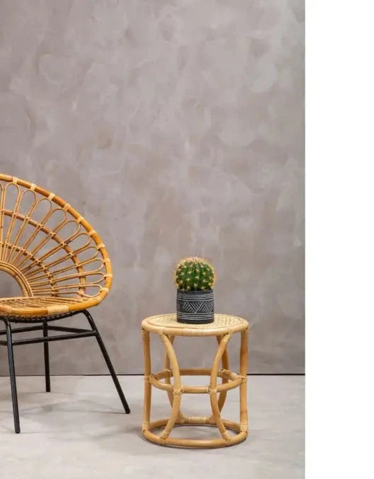 Mataram Natural Rattan Side Table