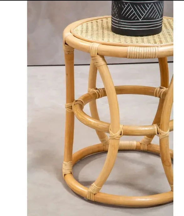 Mataram Natural Rattan Side Table