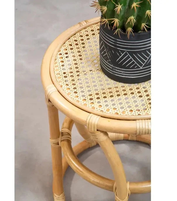 Mataram Natural Rattan Side Table