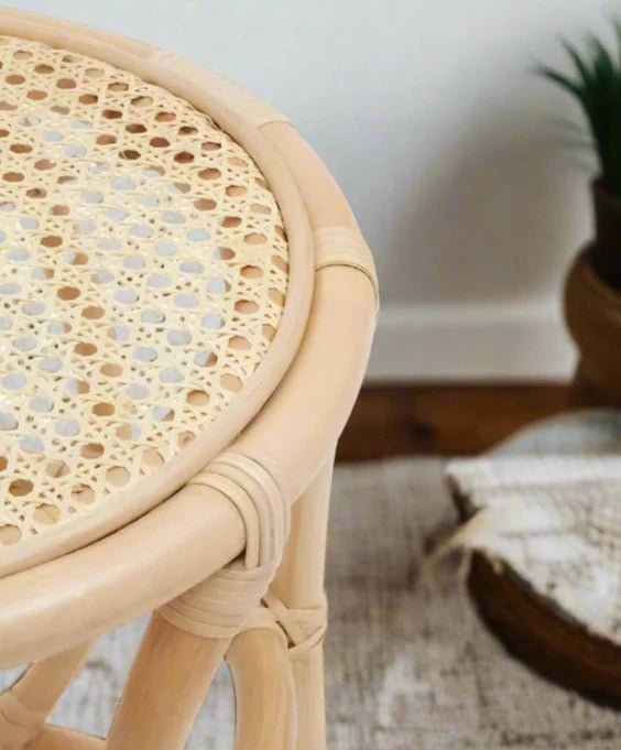 Mataram Natural Rattan Side Table