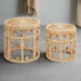 Mataram Rattan Side Table Set of Two