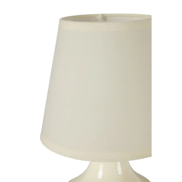 Set Of Two Cream Ceramic Table Lamps