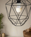 Triangular Cage Pendant Light