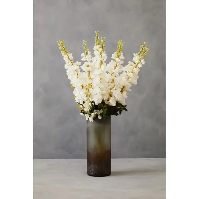 Artificial Fiori 90cm White Delphinium Spike