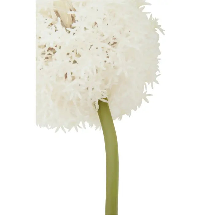 Artificial Fiori 72cm Allium Stem Ivory Flower
