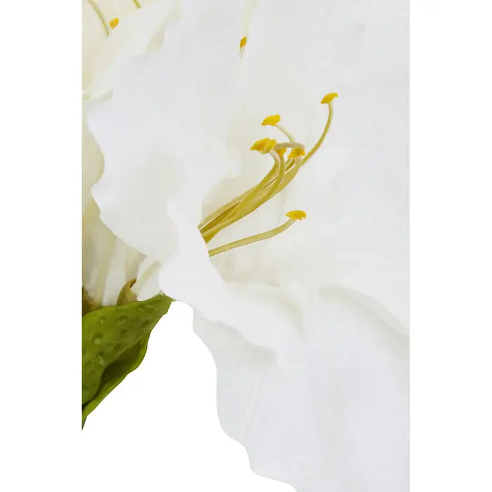 Artificial Fiori 72cm Amarylilis Stem Ivory Flower