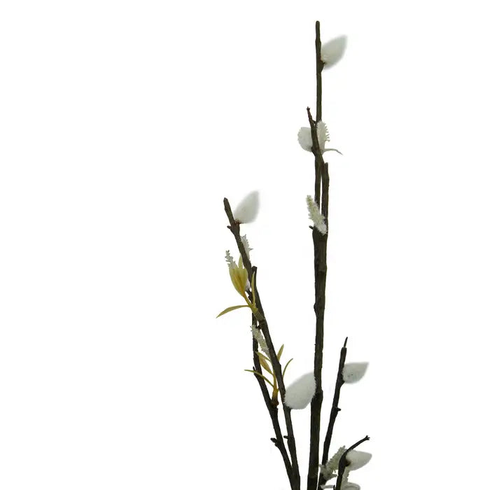 Artificial Fiori 96cm White Spray Pussy Willow