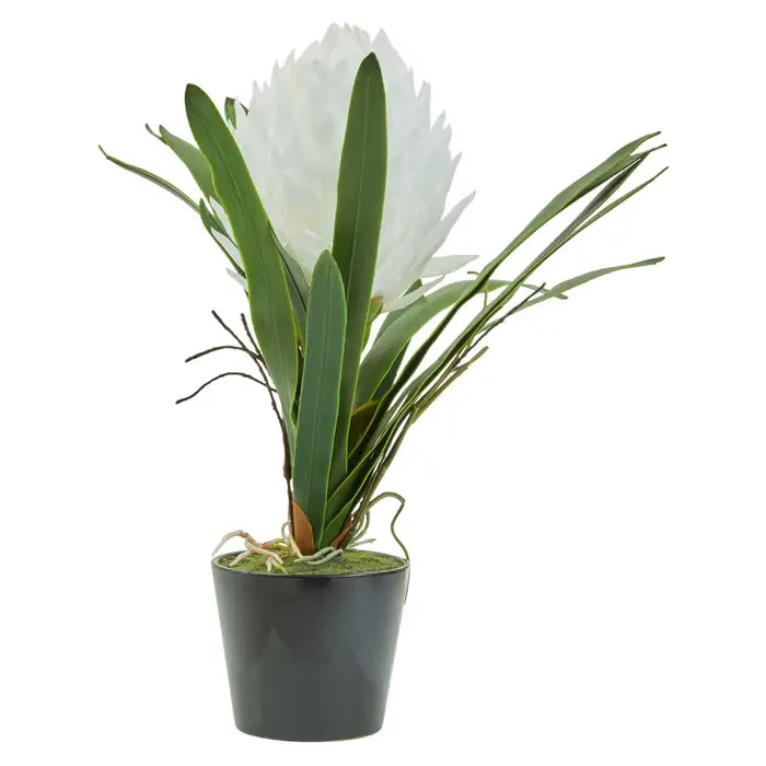 Artificial Fiori White Tropical Plant