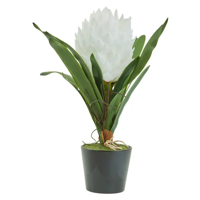 Artificial Fiori White Tropical Plant