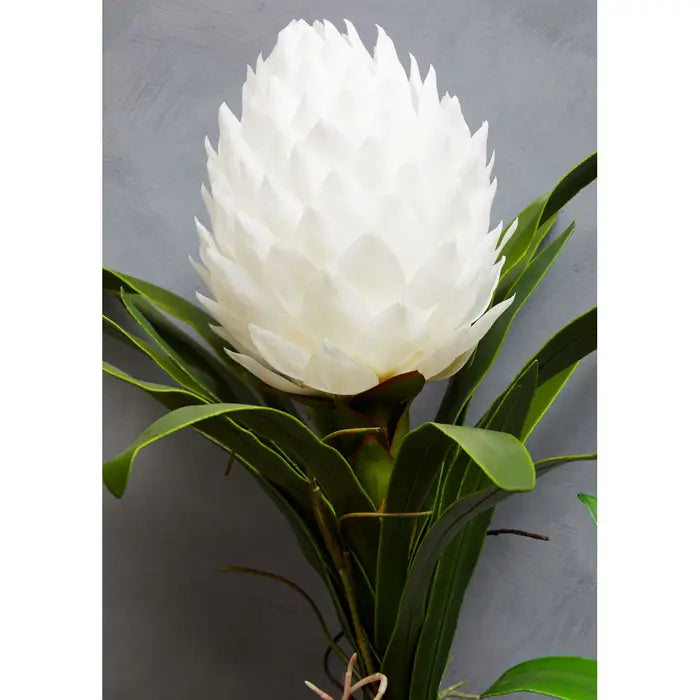 Artificial Fiori White Tropical Plant