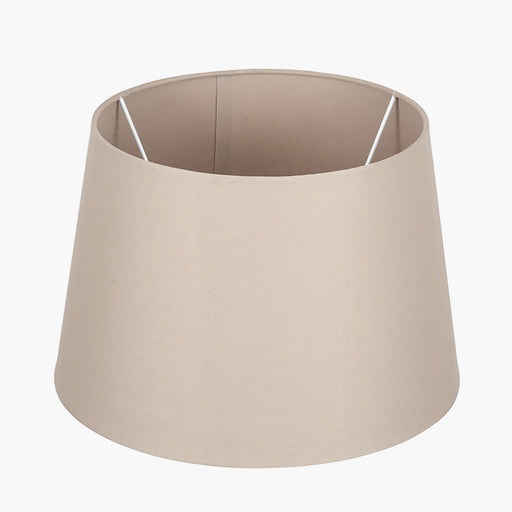 Eira Taupe Tapered Poly Cotton Shade- 35cm