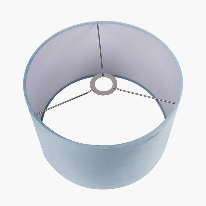 Karin Duck Egg Velvet Cylinder Shade- 40cm