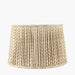 Sonja Taupe Chevron Mushroom Pleat Shade