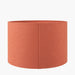 Romane Cinnamon Self Lined Linen Drum Shade 