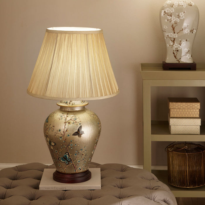 Papilion Ceramic Table Lamp with Butterfly Design