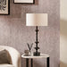 Emilio Matt Black Candlestick Table Lamp Base - 55cm