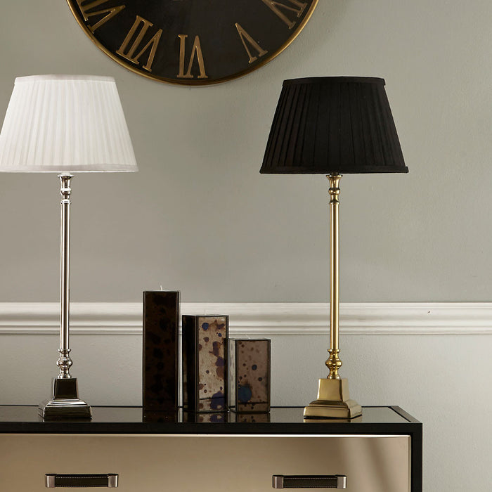 Claudius Gold Metal Stick Table Lamp ( Due Back In 05/11/24 )